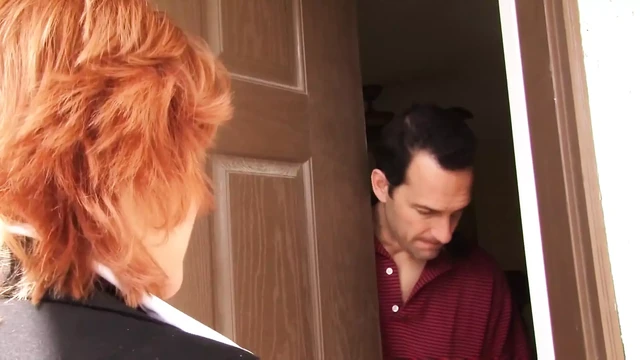 Redhead MILF - Cum on her boobs