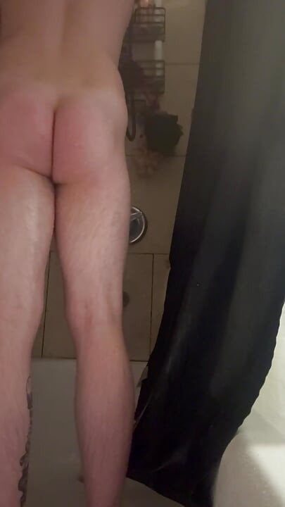 Jerking Thick Cock In The Shower Alone