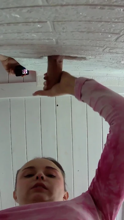 Gloryhole It seems to enjoy this more than expected. Sheer MisssVikki | Clip 1