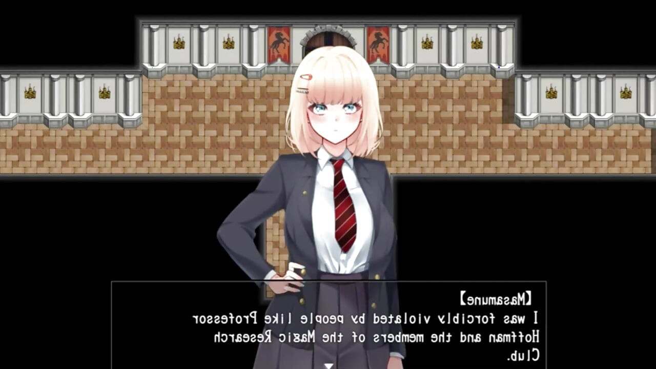 Amelie Terjatuh Berulang Kali Sebuah Minggu Tanpa Akhir di Magic Academy hentai game sex dance ahegao fuck hard dildo