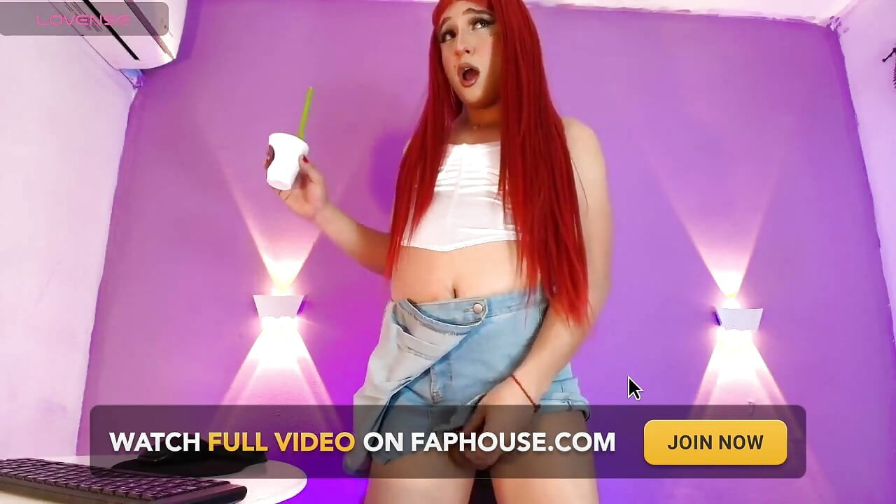 Aline Peels off Her Huge Bulge, She Starts Bouncing