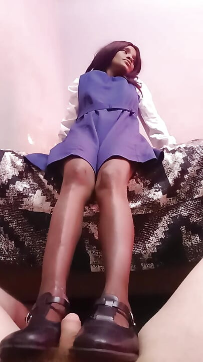 Best Uniform Shoe Sex by Hot Teen 19 Year Old Stepdaughter