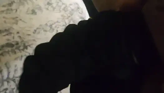 Goode Girl Nylonplay with Hubby's Cock and Balls