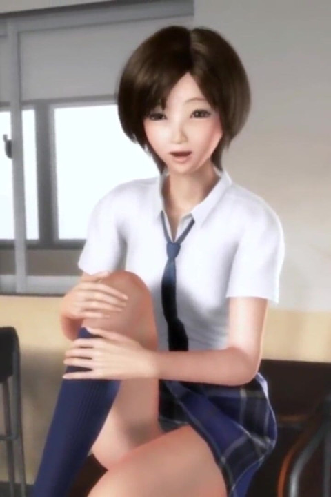 Lustfull Student and Her Classmate - Hentai 3D 54