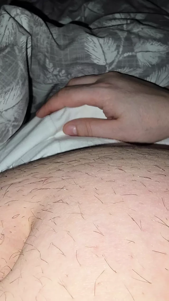 Step son in white panties get his dick touched by step mom hand