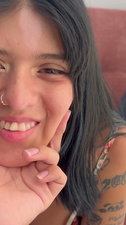 CASUAL SEX WITH STRANGER, I invite a young Latina to my apartment to fuck her | Clip 1