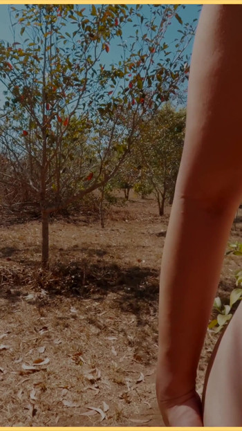 Unforgettable moment from "Wifey gets fully nude in public exhibitionist dare"