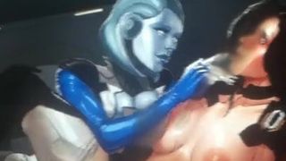 Mass Effect Edi und Miranda Lawson sop cum Tribute