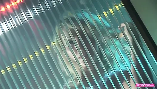 Sexy blonde babe loves  being fucked in her both holes