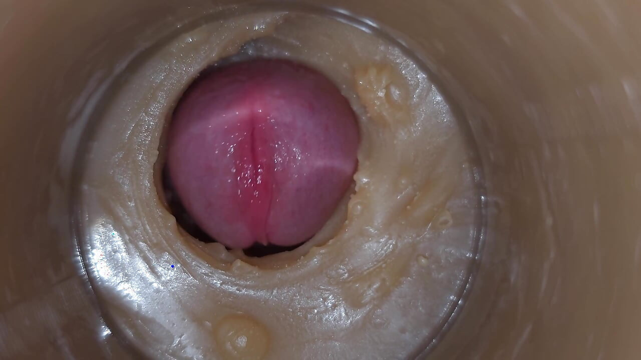 Precum squiring in my pissy - Igračka kamera u pički 4K. Ekstremni krupni plan!