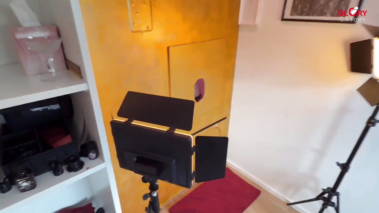 Daddy Cock at Gloryhole: His Thick Fills the Cum Glass - Then I Get so Horny I Shoot Right in