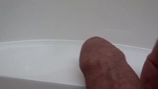 old cock peeing