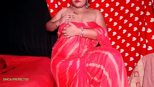 Indian mommy hard press juicy big boobs