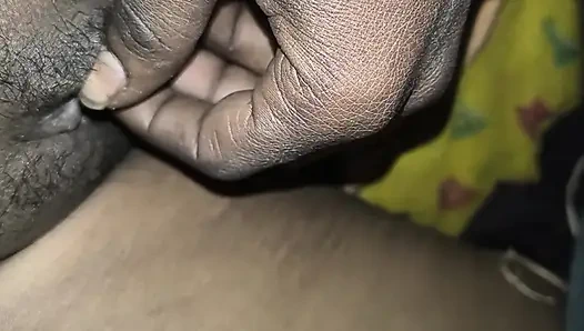 Inserted black land into his tight pussy