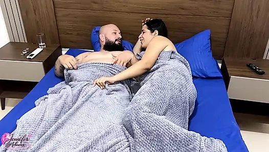 My boyfriend wakes up by movements in bed and he decides to please me with a better fuck than his friend's (Part 2)