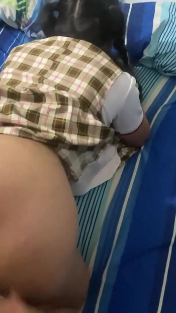 Emotional moment from "BIG ASS STEPDAUGHTER COMES HOME FROM SCHOOL TO HAVE HER STEPDAD FILL HER PUSSY WITH CUM"