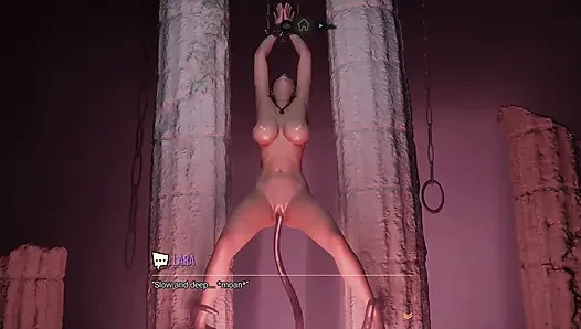 Seksi Büyük Memeli Lara Canavarın Kolları Tarafından Sikiliyor Ve Karnını Döllerle Dolduruyor
