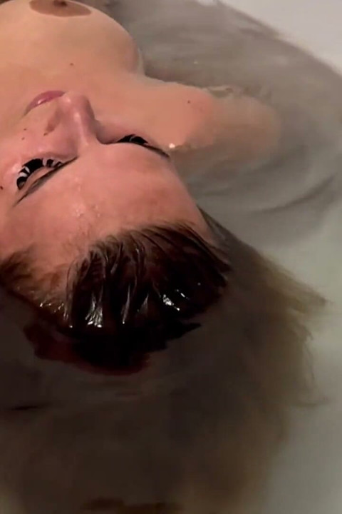Hair Floating on Water Close up