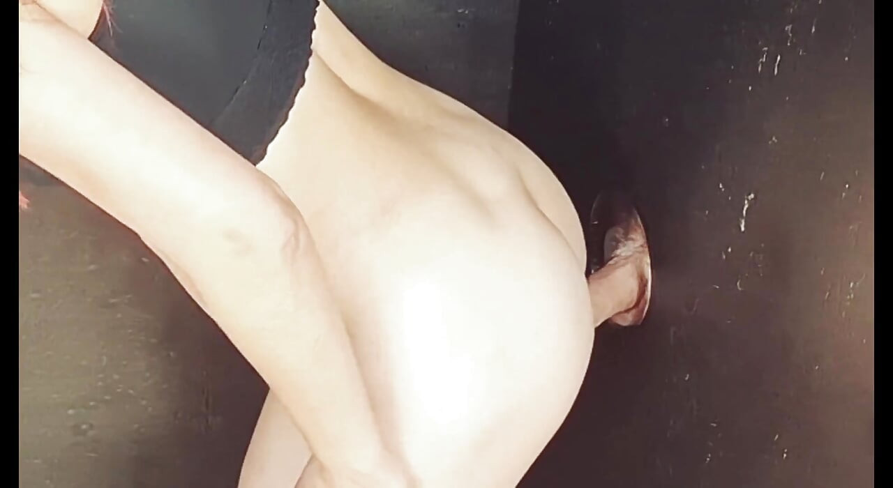 Wife Takes a Load Inside a Stranger at a Glory Hole!