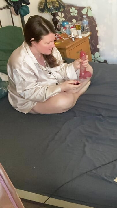 oiled up and feeling horny watching porn on the MacBook
