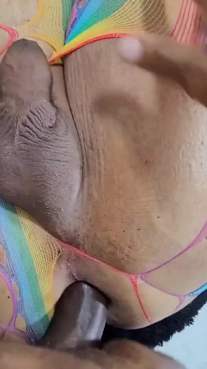 Captivating moment from "I felt this deep cock in my ass that I also made my sperm vote part 2"