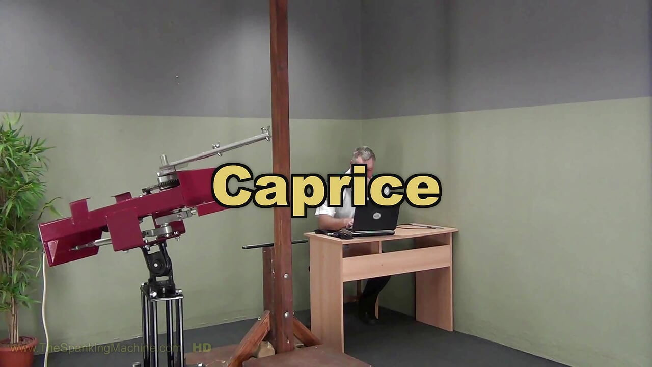 Caprice6 Spanking Machine - Bare Back Whipping