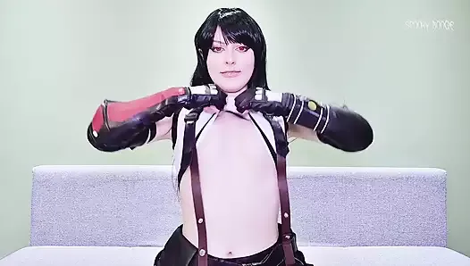 Wedgie Yourself After Ruined Orgasm and Then Tifa Lockhart Let You Cum