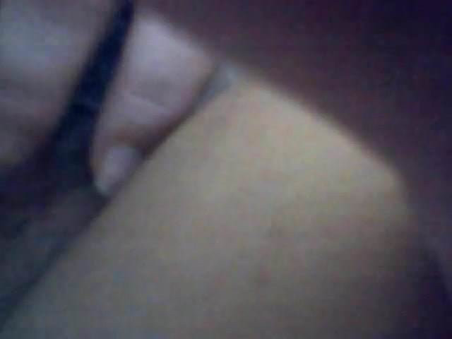 she masturbating