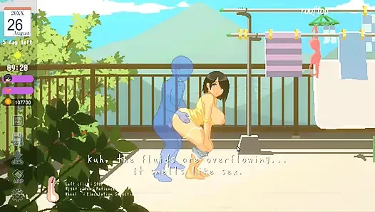 Hentai game - heiße vollbusige frau sex
