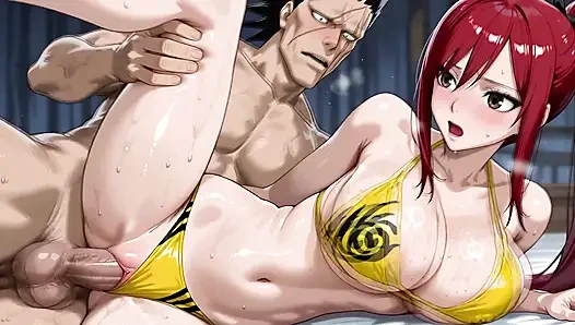 Kenpachi (Bleach) x Erza (FT)