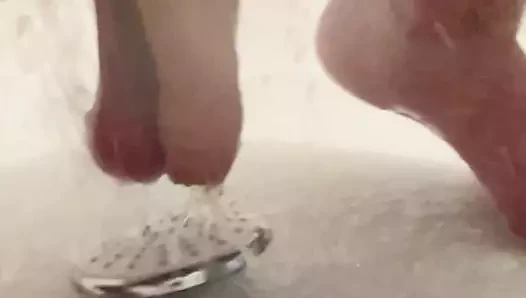 淋浴头按摩鸡巴