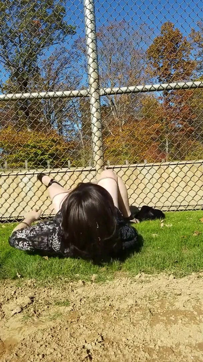 Emotional moment from "Keri masturbates in public"
