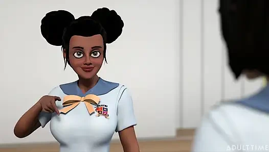 Hentai sex school episode 3 - hentai-studentin leckt die perfekte muschi seines lehrers aus, bis sie orgasmus hat!