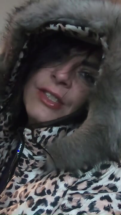 Milfycalla Face Fucking and Cumming Over My Glossy Puffer Jacket Linner