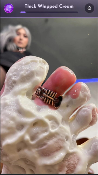 New levels. More dirt on My soles. Watch Me get them messy and imagine cleaning every bit off. Who’s going to lick them clean?