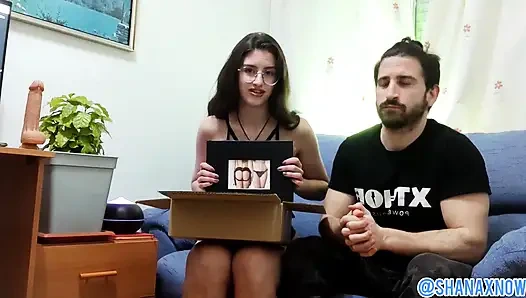 Новый страпон для моего сисси куколдика Джейсона