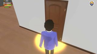 Domina-Universität 3D-Spiel - strebsames Mädchen beim Hardcore-Pegging