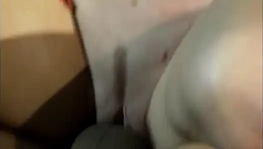 Mature Brunette's Ass Stretched Wide with Dripping Rosebud Prolapse