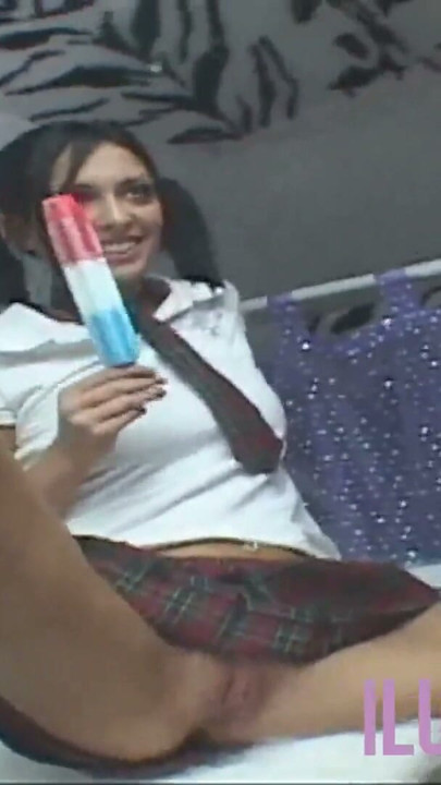 Black haired petite teen gives her pussy to the older man | Clip 1