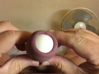 10-minute foreskin video - ball and spoon