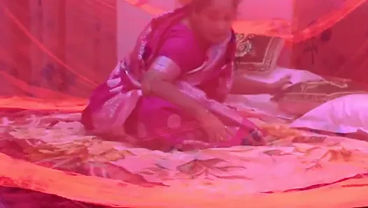 Husband and wife romantic chodai in first night of marriage