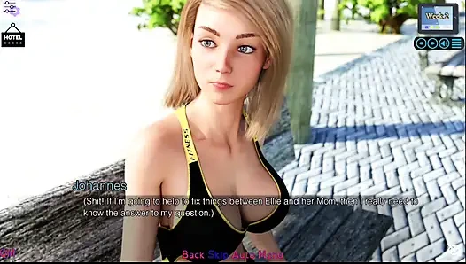 Sunshine love #16: johannes melihat ashley saat dia pergi untuk dudukin kontol