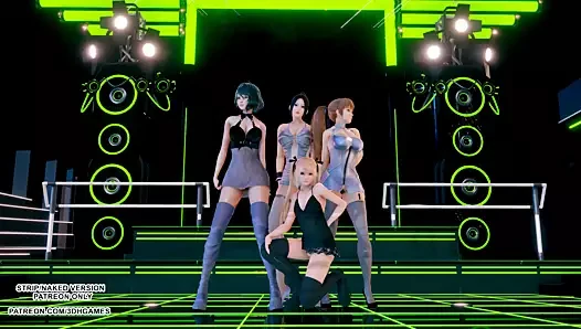 MMD KiIIer Lady Mai Shiranui Marie Rose Katsumi Tamaki Doa Sexy Dance