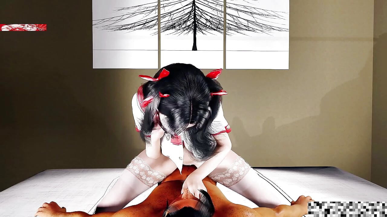 3D- 3D Animasyon Hentai'de götlü bebek