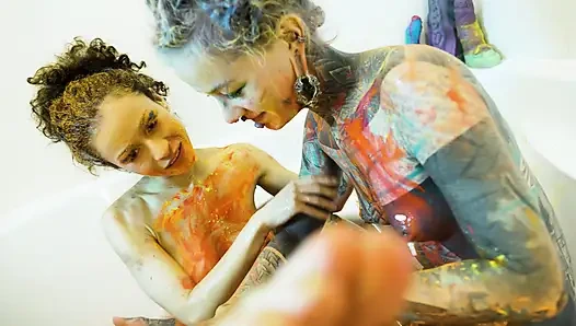 Extreme Fisting & Prolapse in Bathtub - Massive Squirt & ATM Play