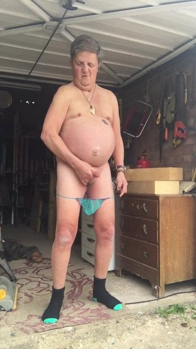 Wanking in my garage