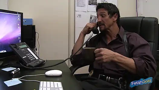 Busty young babe getting dominated by horny lesbian blonde