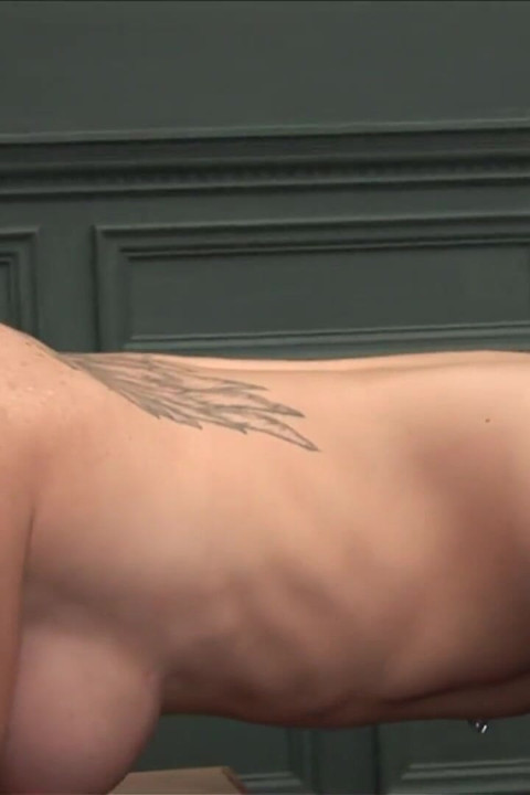 Anal creampie for the slutty college brunette
