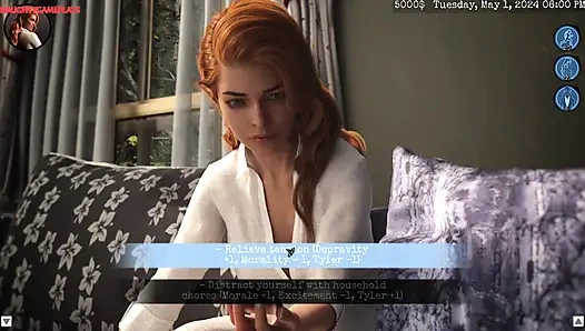 Extremely hot wife enjoying masturbation Without Her Husband - Boundaries of Morality 01By Novel-games