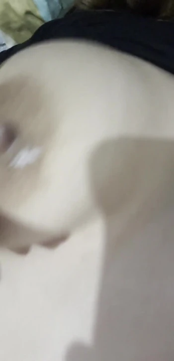 Thrilling moment from "It bounced my big tits full of breast milk"